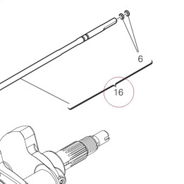 Clutch control rod 11721751A