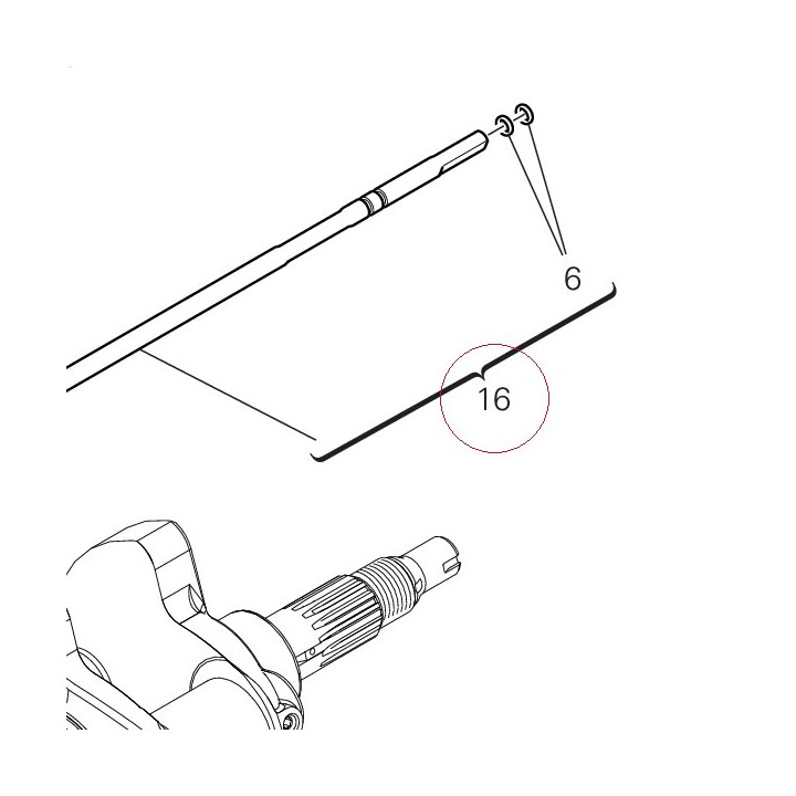 Clutch control rod 11721751A