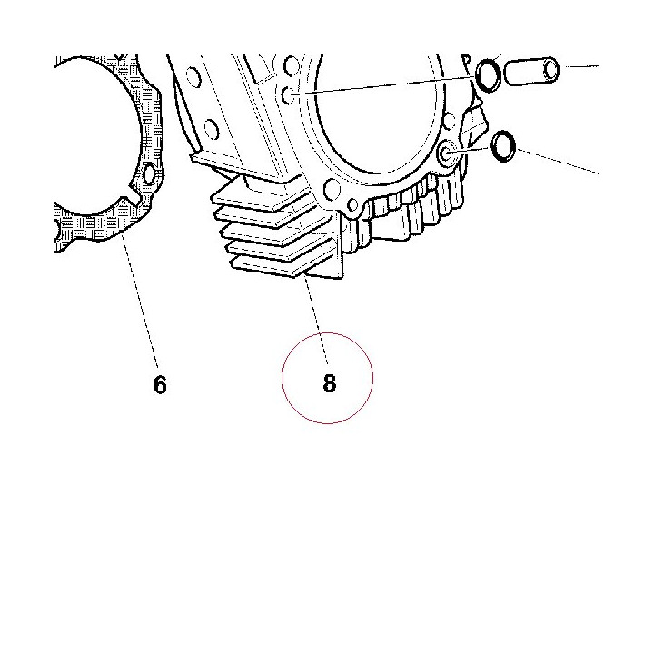 Horizontal cylinder-piston assembly 12020414A