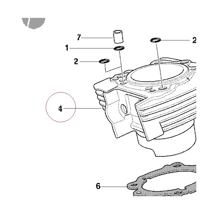 Vertical cylinder-piston assembly 12020441B
