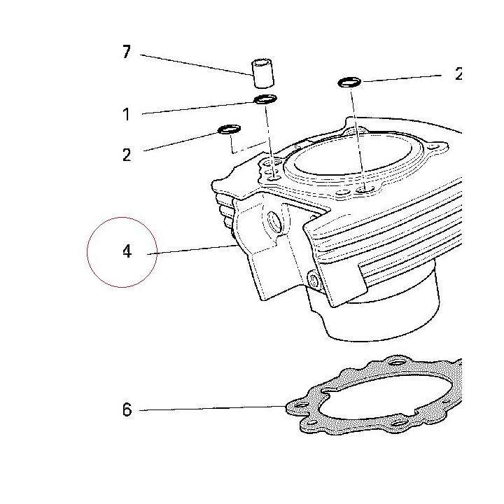 Vertical cylinder-piston assembly 12020861A