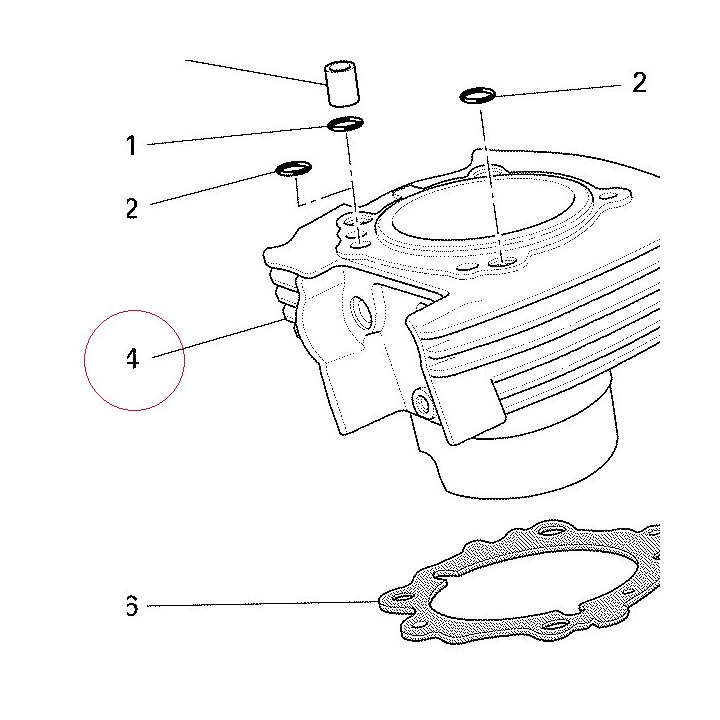 Vertical cylinder-piston assembly 12021491A