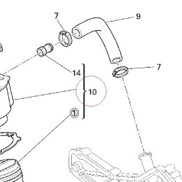 Vertical cylinder-piston assembly 12021511A