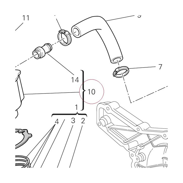 Cylinder-piston fit vertical 12021734B