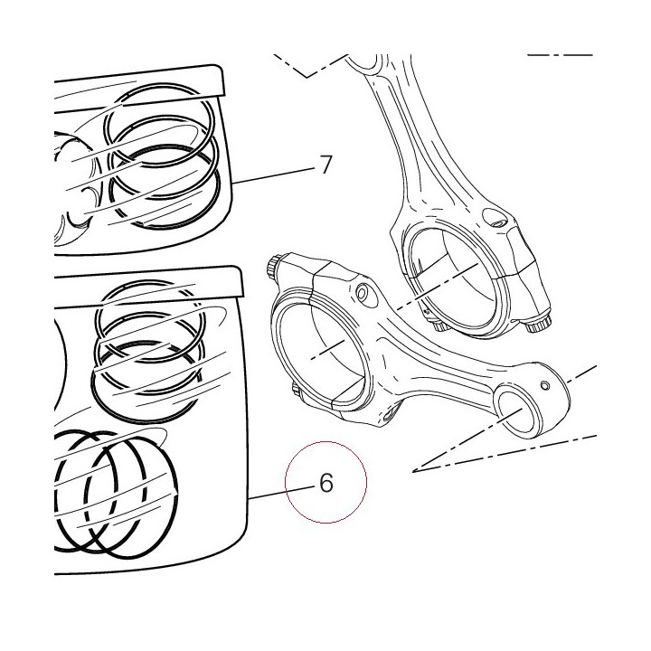 Cylinder liner-piston fit 12022071A