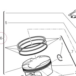 Cylinder liner-piston fit 12022566A