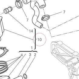 Vertical cylinder-piston assembly 120Z0041B