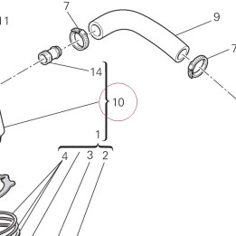 Vertical cylinder-piston assembly 120Z0122AC