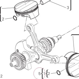 Cylinder-piston fit horizontal 120Z0132AC