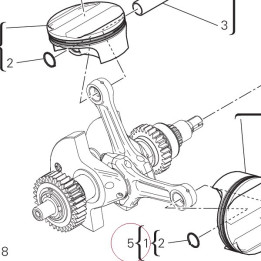 Cylinder-piston fit horizontal 120Z0261A