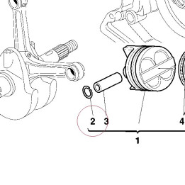 Circlip, piston pin 12110031A