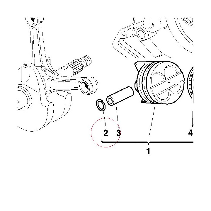 Circlip, piston pin 12110031A