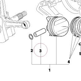 Piston pin 12110781A