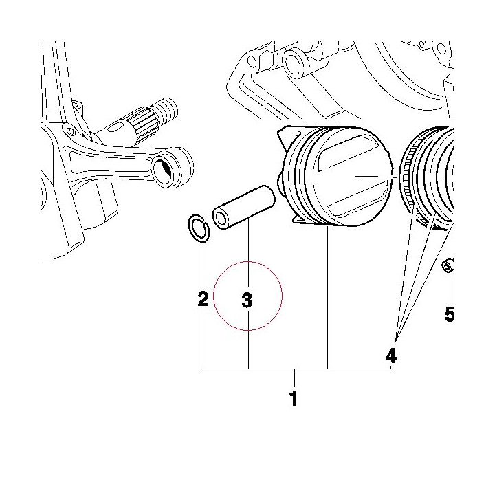 Piston pin 12110781A