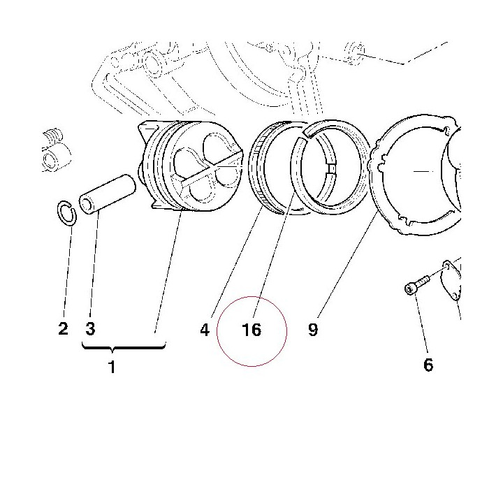 Piston-ring 12111141A