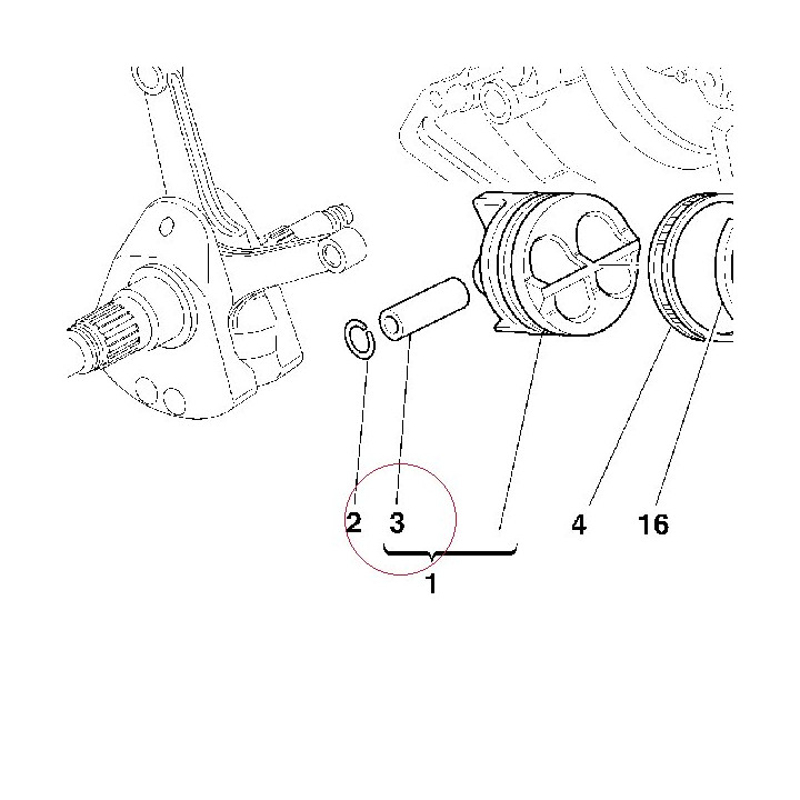 Piston pin 12111951A