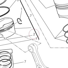 Piston pin 12112551C