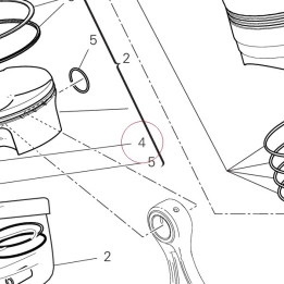 Piston pin 12113601A