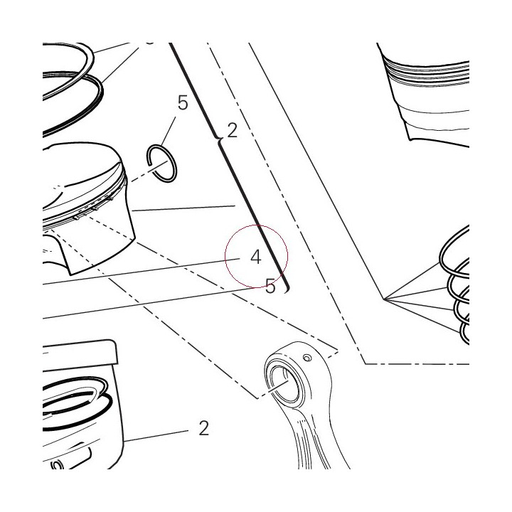 Piston pin 12113601A