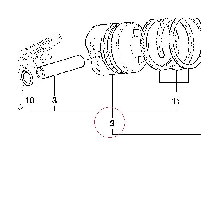 Piston assembly 12220041A