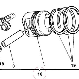 Piston assembly 12220081A