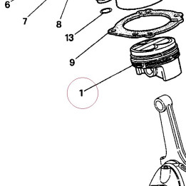 Piston assembly 12220301A