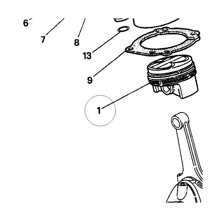 Piston assembly 12220301A