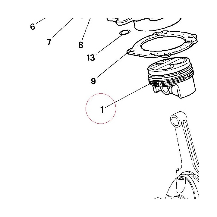 Piston assembly 12220362A