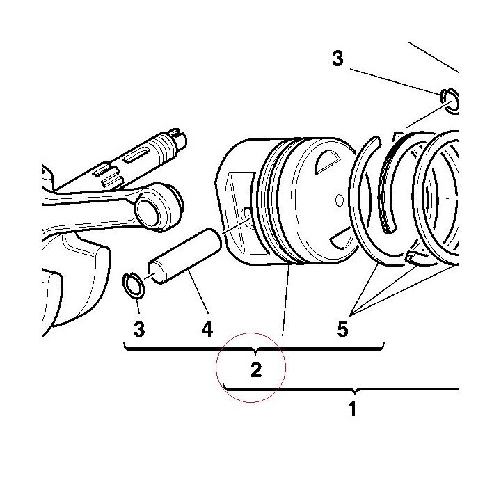 Piston assembly 12220391A