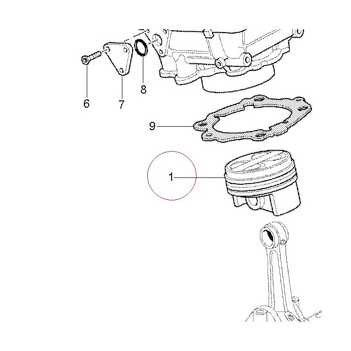 Piston assembly 12220401A