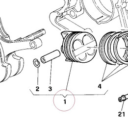 Piston assembly 12220411A