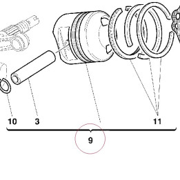 Compl.piston 12220501A