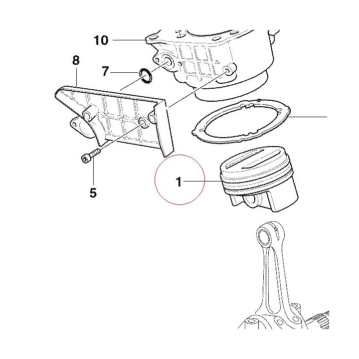 Piston assembly 12220641A