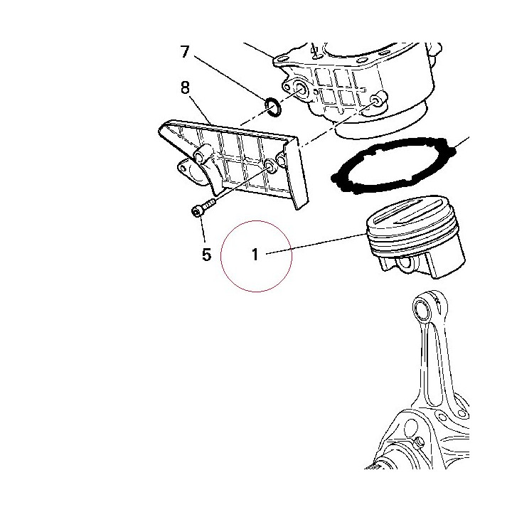 Piston assembly 12221102A