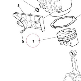 Piston assembly 12221151A