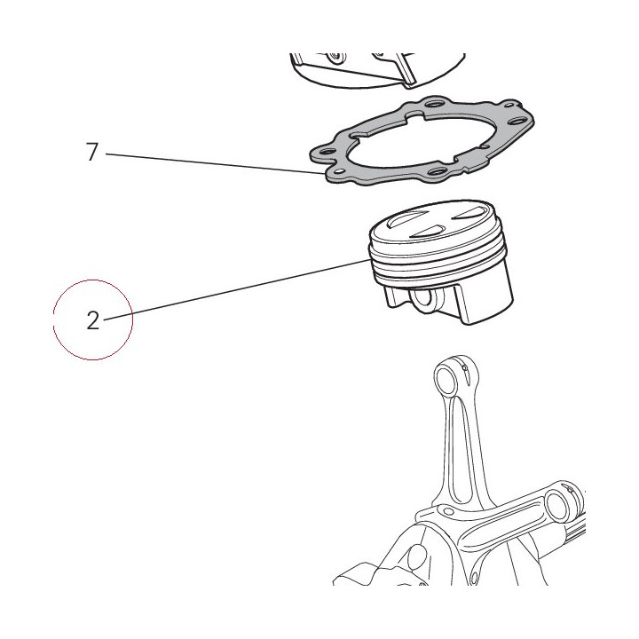 Piston assembly 12221181A