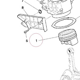 Piston assembly 12221361A