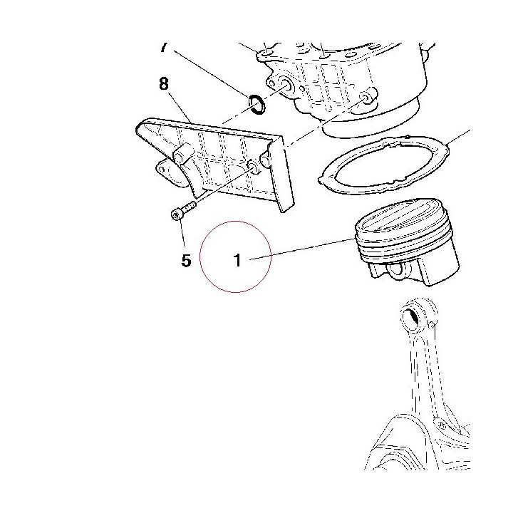 Piston assembly 12221361A