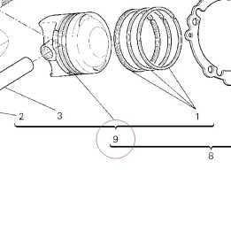 Piston assembly 12221441A