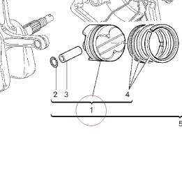 Piston assembly 12221552A