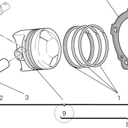 Piston assembly 12221571D