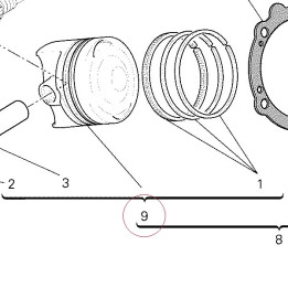 Piston assembly 12221652A