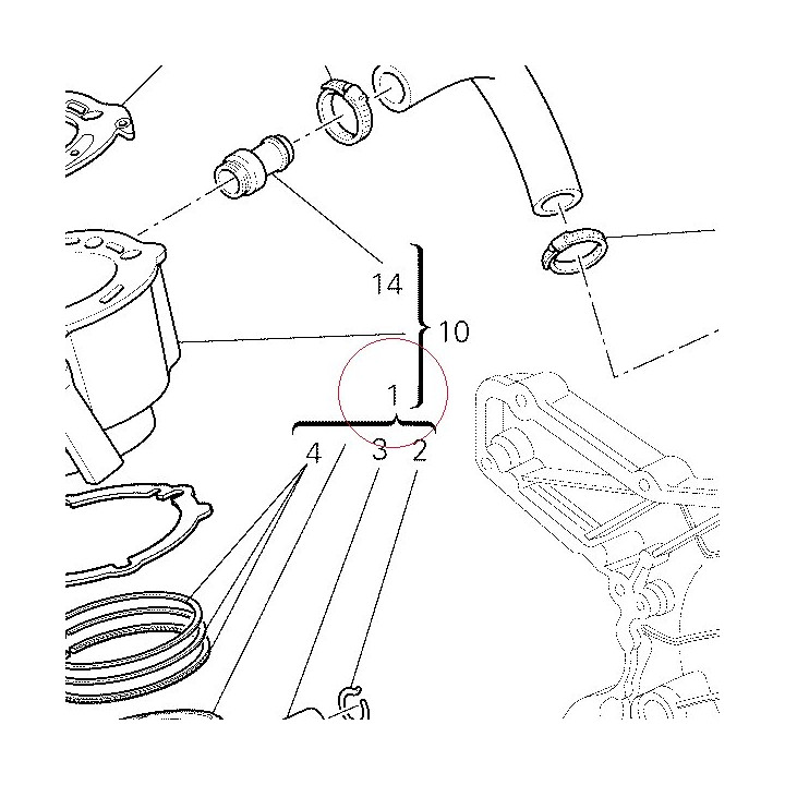 Piston assembly 12221691A