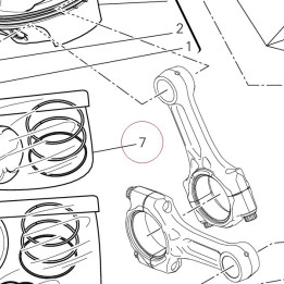 Piston assembly 12221711EC