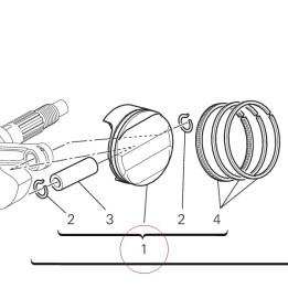 Piston assembly 12221951A