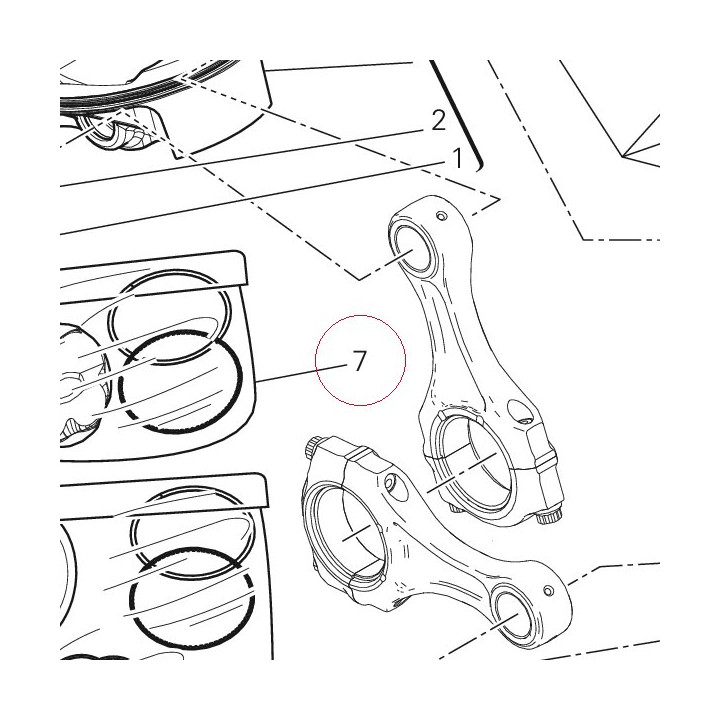 Piston assembly 12222051CA