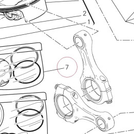 Piston assembly 12222051CB