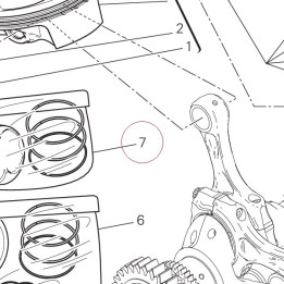 Piston assembly 12222072EA