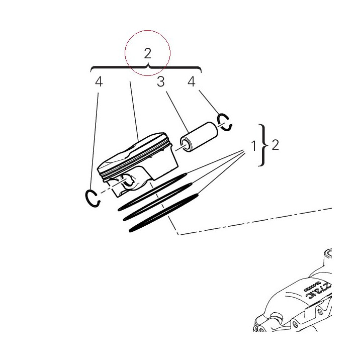 Piston assembly 12222331C