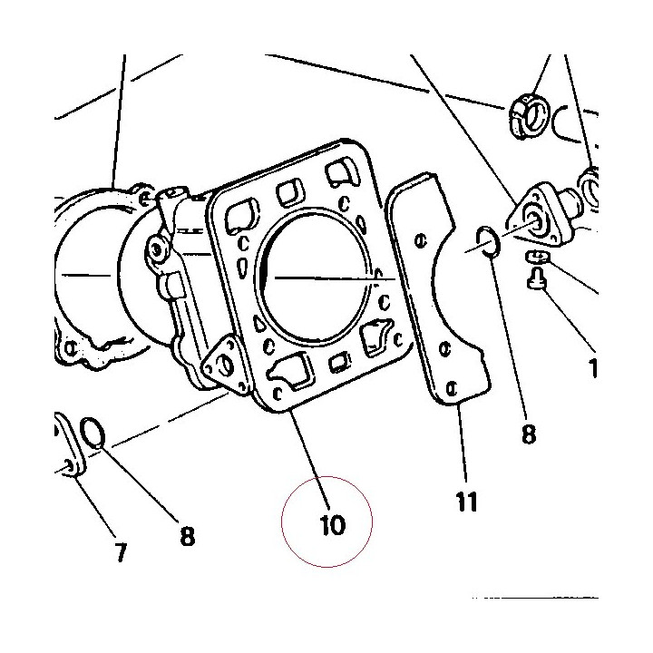 Cylinder 12510421A